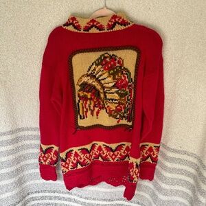 the eagle's eye red sweater